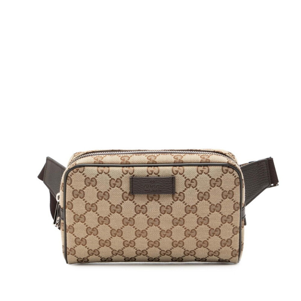 GUCCI Authentic Brown Leather Hobo Bag